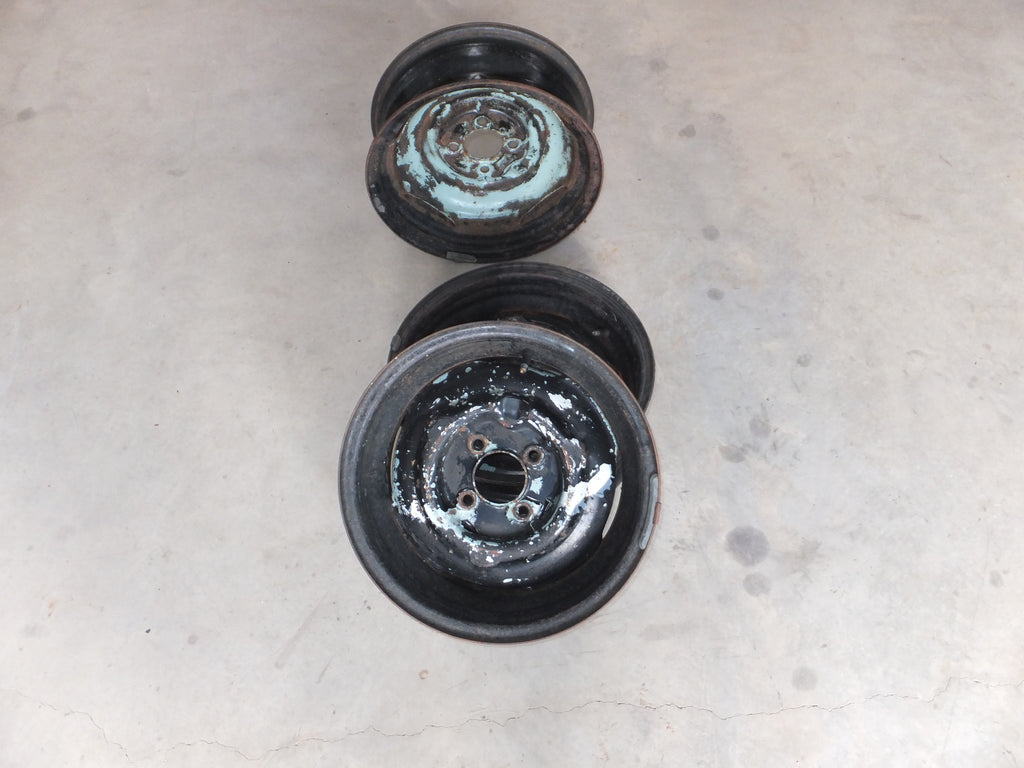 Morris Minor Wide Wheels - 14" x 5.5"  3 Only. Also Suits Morris Major