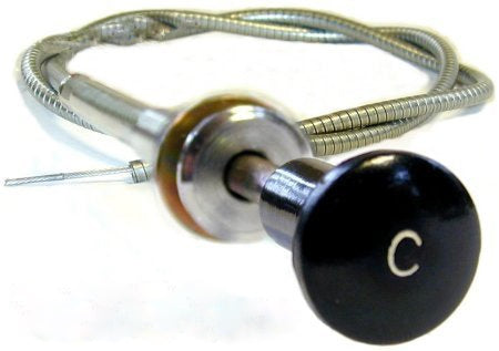Choke Cable Early - Black Knob with 'C'