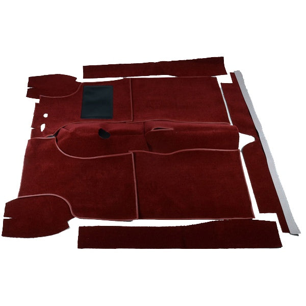Carpet Set To Suit Morris Minor Series 2 Sedan, Traveller & Convertible - Red
