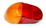 Rear Light Lens - Red/Amber - Genuine Lucas