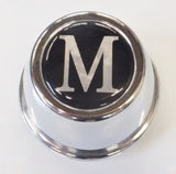 Sticker - M - For Alloy Wheel Centre Cap. 44mm Diameter. UV Stable
