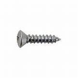 Screw, Raised Countersunk - Self Tapper - Used To Mount Interior Sunvisors and Interior Mirror To Header Rail Of Morris Minor 1000 Cars