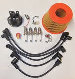 Tune Up Kit - 948, 1098 & 1275cc Morris Minors - 25D4 Top Entry Distributor Cap With Push In Leads