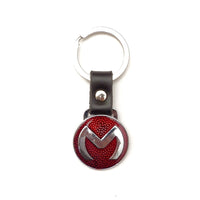 Key Ring - 'M' - Type 2 - Same As Bonnet Flash Emblem