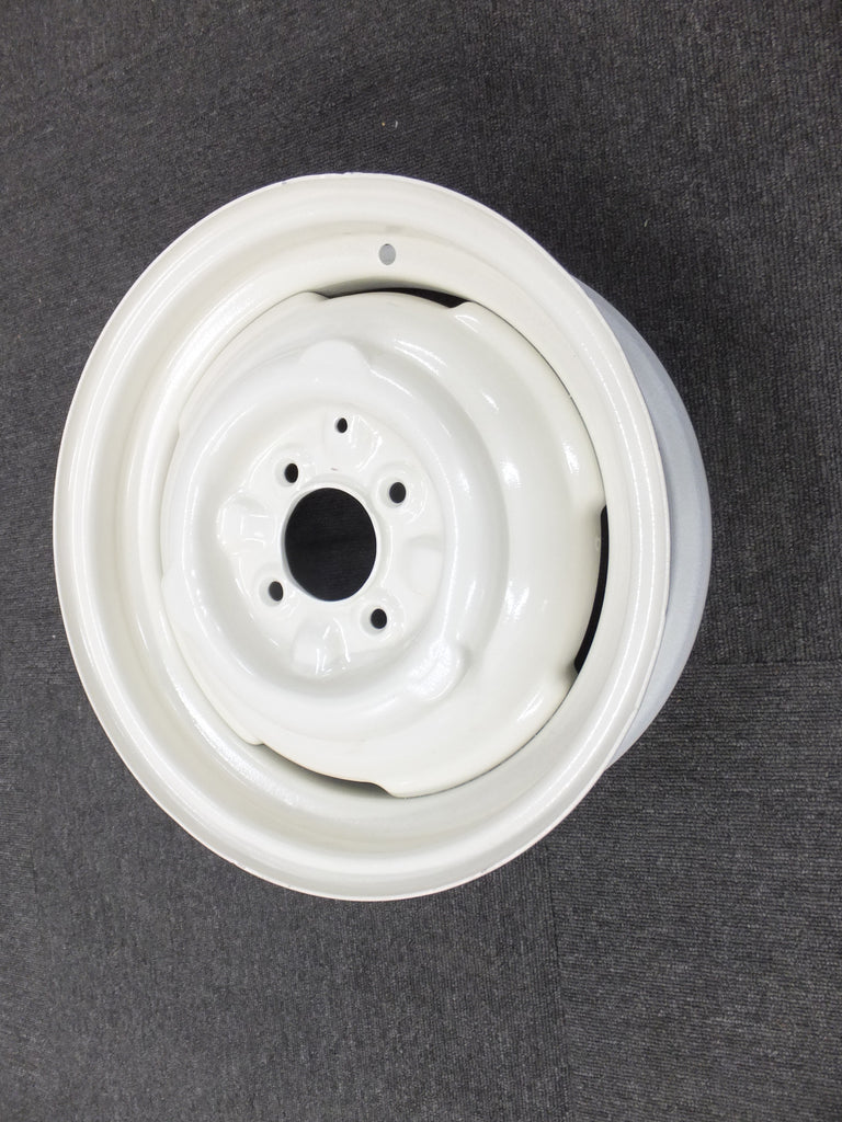 Road Wheel - 4" Wide - Used - Suits All Morris Minors With Wheels Mounted With Wheel Nuts