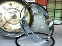 Chrome Speedo Bezel, Glass & Seal To Suit All Morris Minors With Speedo In The Centre Of The Car